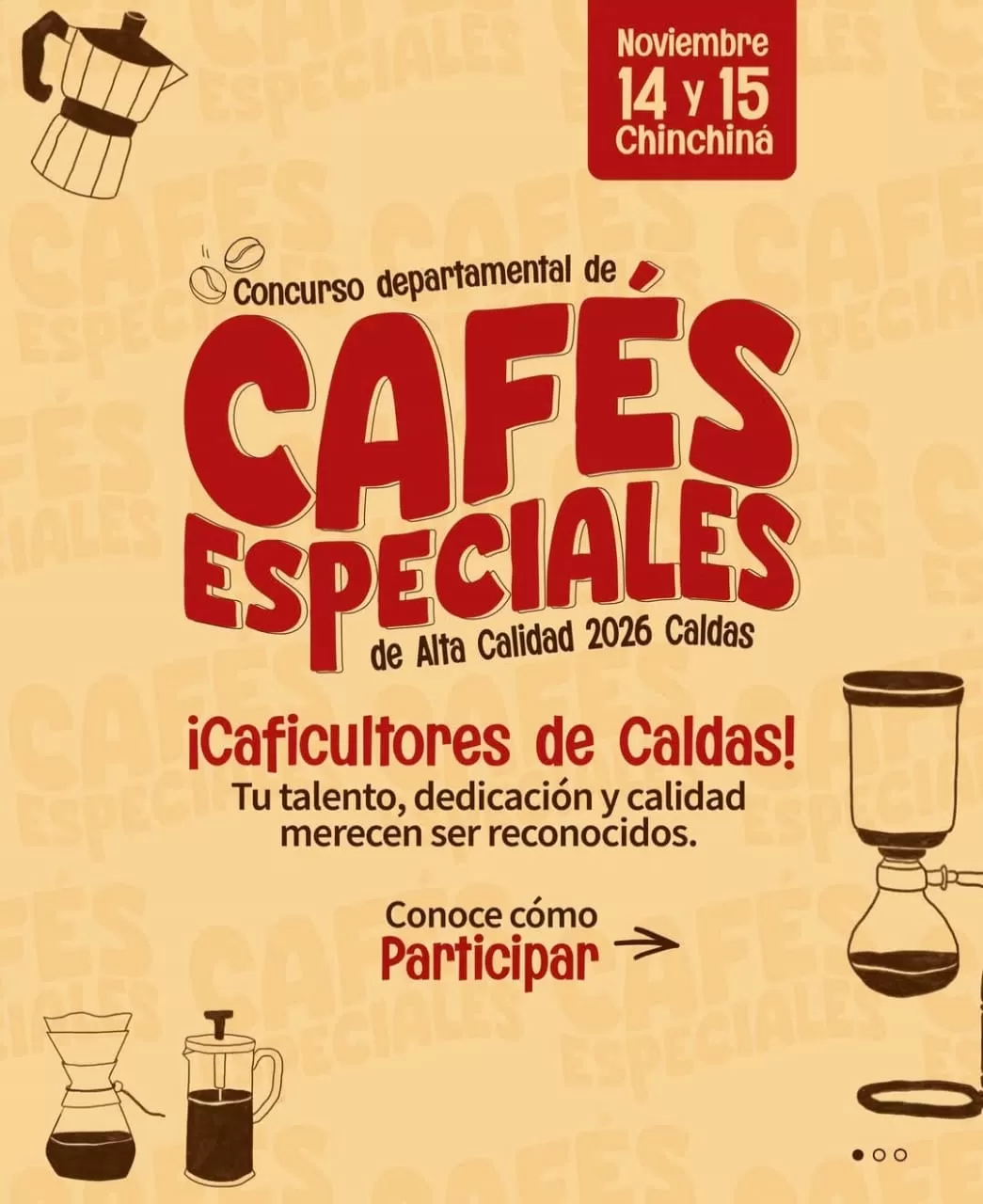 Concurso de cafés especiales